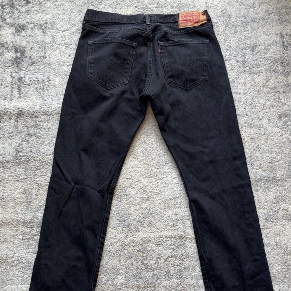 Levi's Black Straight Jeans Classic Fit